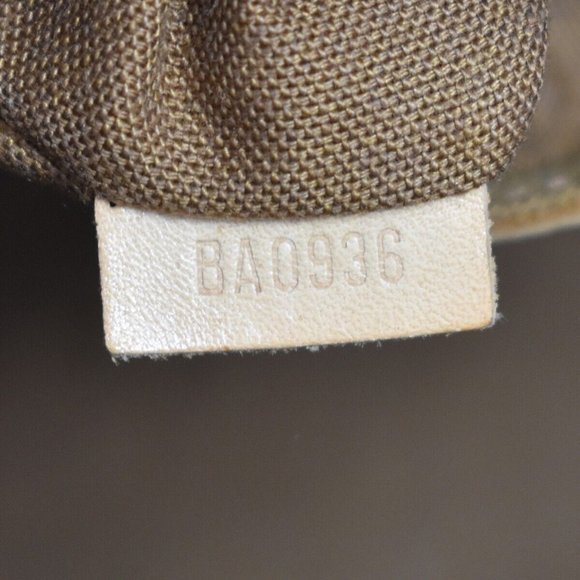 Authentic LOUIS VUITTON LV Logo Alma Hand Bag Monogram Leather Brown France - Picture 5 of 16